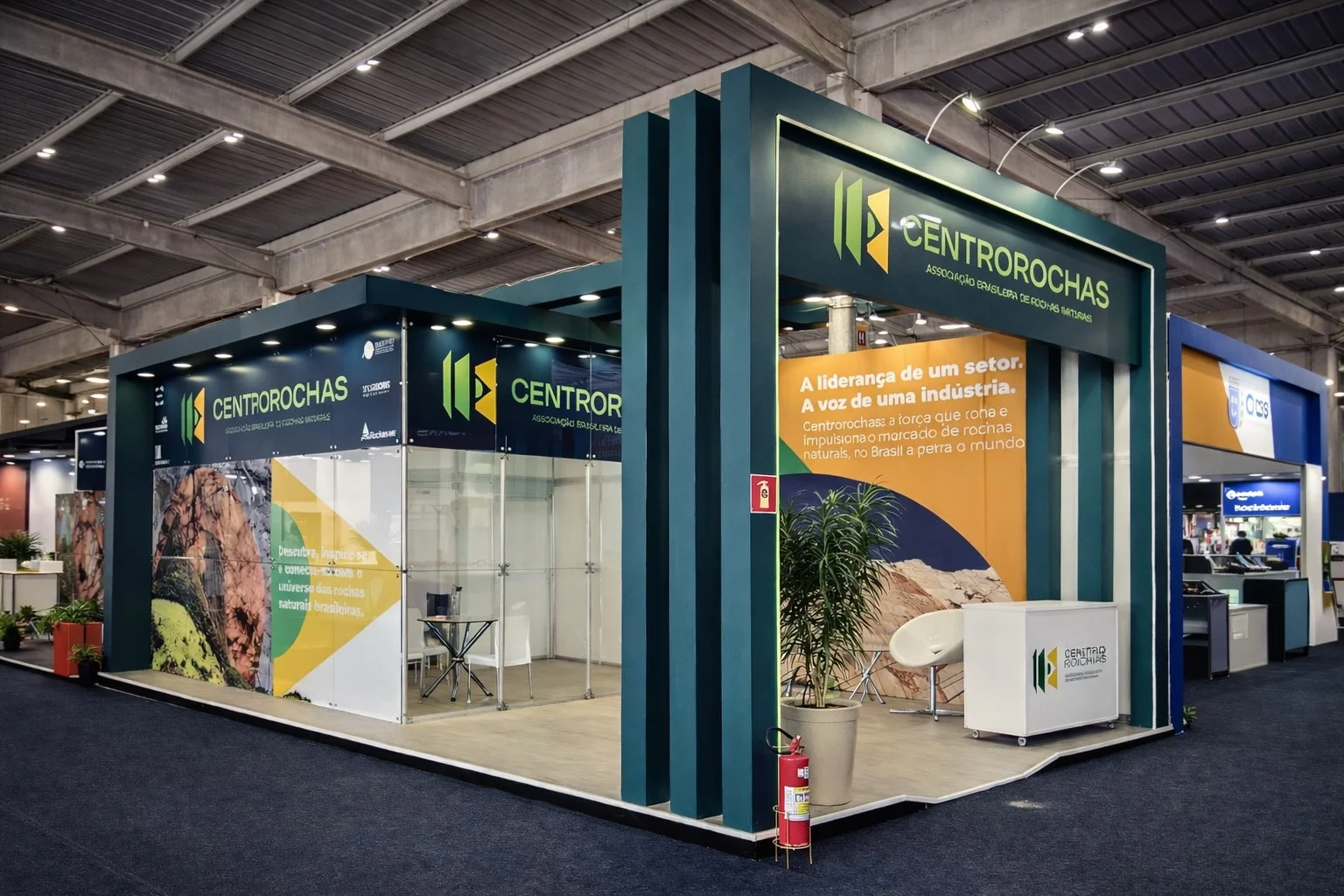Stand Construído - Cônica Eventos